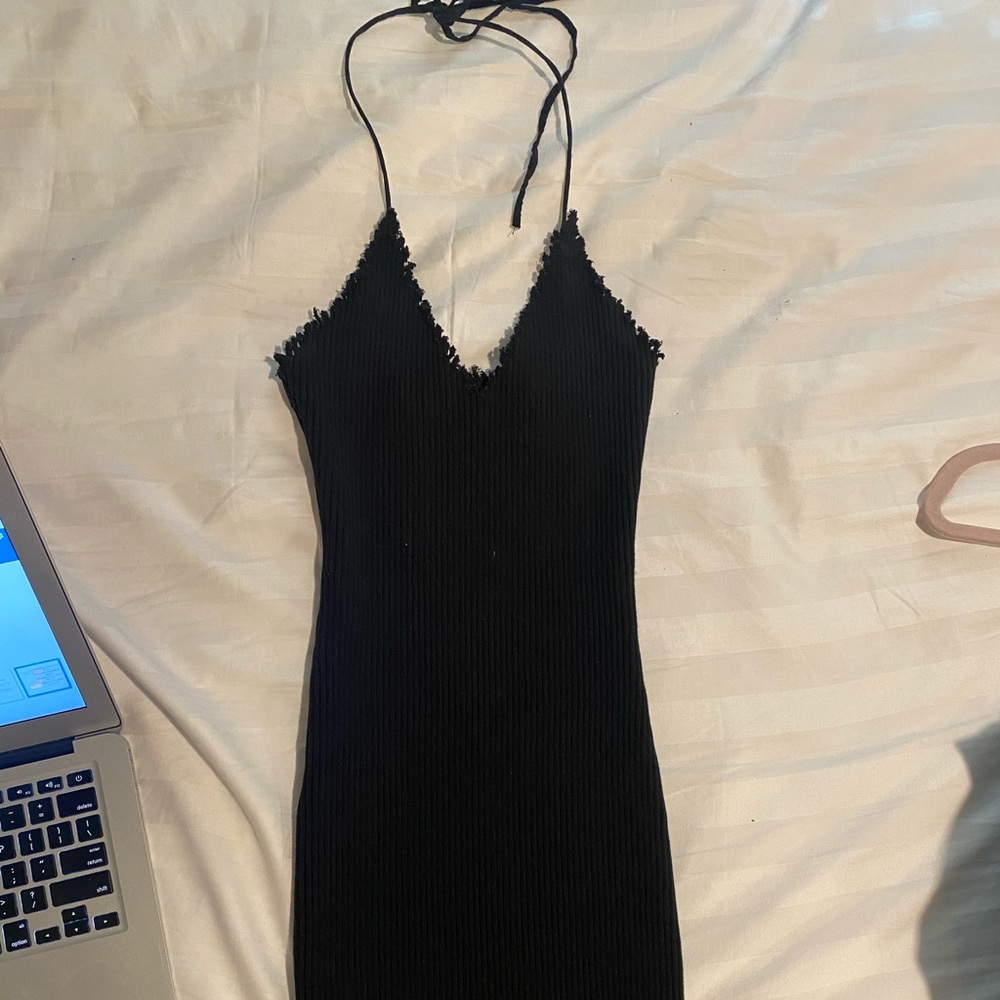 Sleek black dress
